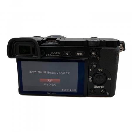 10/13まで限定値下げ！／SONY α6000／ レンズ2本付／豊富な付属品 SONY (ソニー) デジタル一眼レフカメラ ILCE-6000 α6000 ダブルズーム