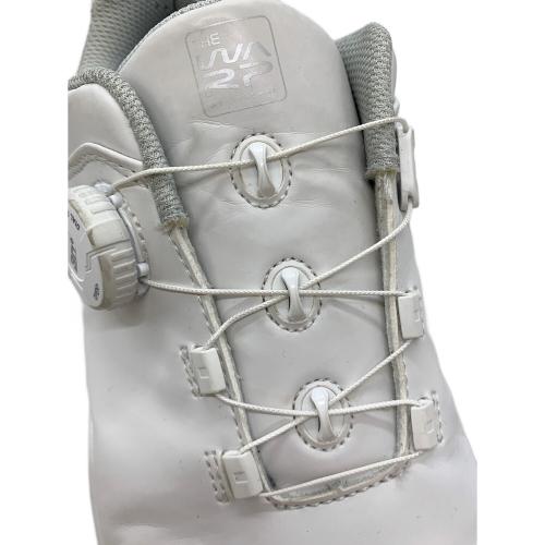 THE WARP BY ENNERRE (ザ・ワープ・バイ・エネーレ) ゴルフシューズ WG5PFZ21 2303 リールタイプ ダイヤル式 スパイクレス メンズ SIZE 26cm ホワイト