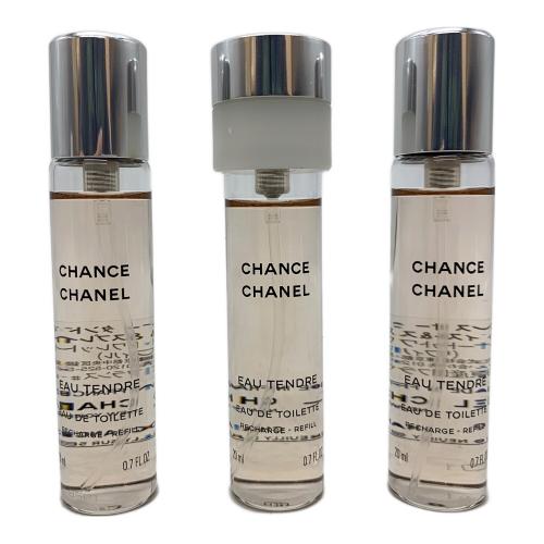 CHANEL (シャネル) オードトワレ 20ml×3 チャンス オー タンドゥル ツィスト&スプレイ 残量80%-99%