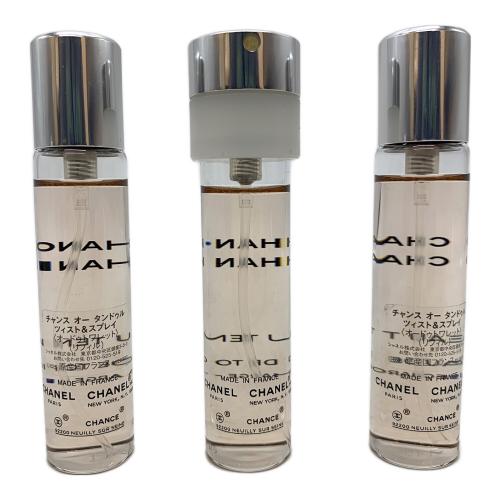 CHANEL (シャネル) オードトワレ 20ml×3 チャンス オー タンドゥル ツィスト&スプレイ 残量80%-99%