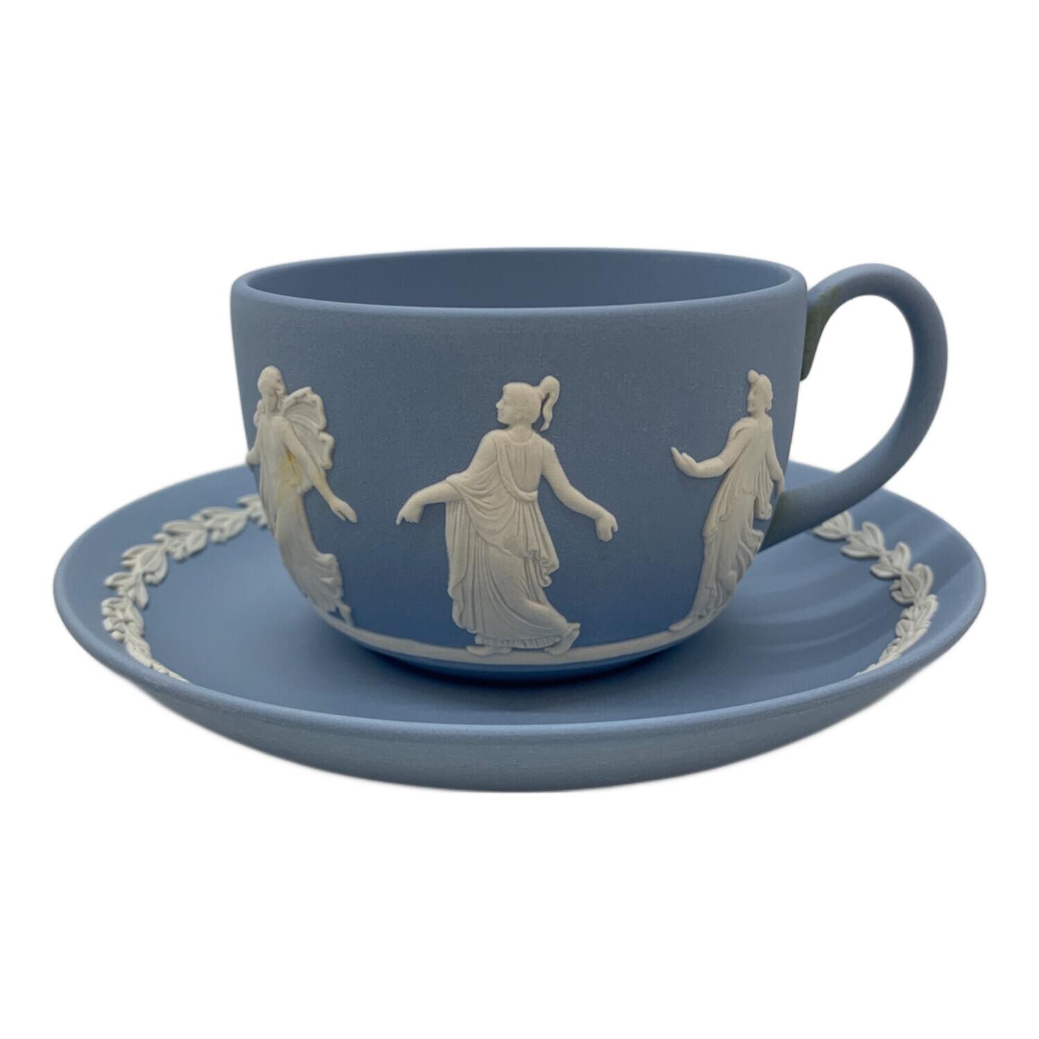 Wedgwood (ウェッジウッド) カップ&ソーサー ブルー ジャスパー