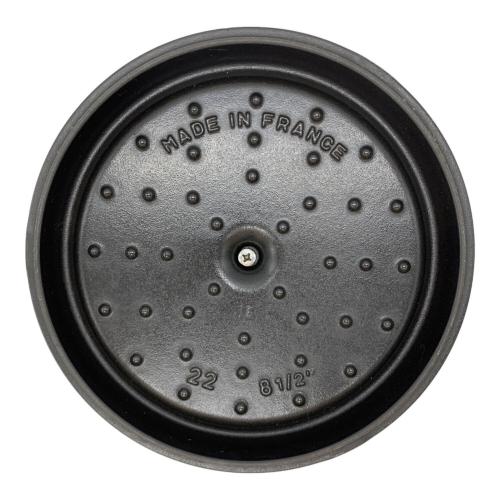Staub (ストウブ) 両手鍋 22㎝ グレー ピコココットラウンド