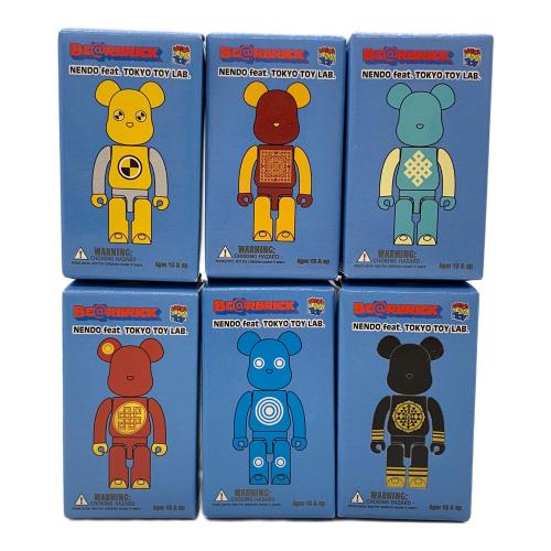 BE@RBRICK (ベアブリック) BE@RBRICK×NENDO feat.TOKYO TOY LAB.全6種セット