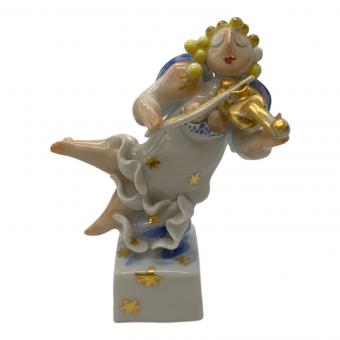 Meissen (マイセン) フィギュリン 83130 「天使の楽隊 バイオリン」