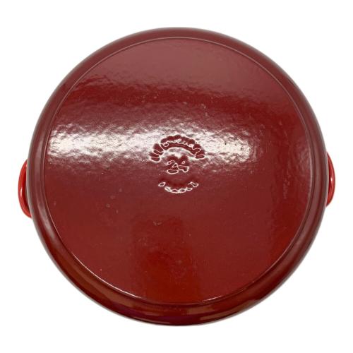 LE CREUSET (ルクルーゼ) 鍋 24cm チェリーレッド ココット・ロンド