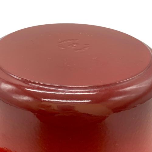 LE CREUSET (ルクルーゼ) 鍋 24cm チェリーレッド ココット・ロンド