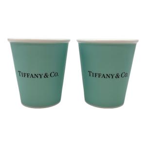 TIFFANY & Co. (ティファニー) コーヒーカップ ボーンチャイナ製 ペーパーカップ