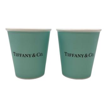 TIFFANY & Co. (ティファニー) コーヒーカップ ボーンチャイナ製 ペーパーカップ