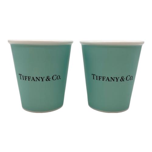 TIFFANY & Co. (ティファニー) コーヒーカップ ボーンチャイナ製 ペーパーカップ