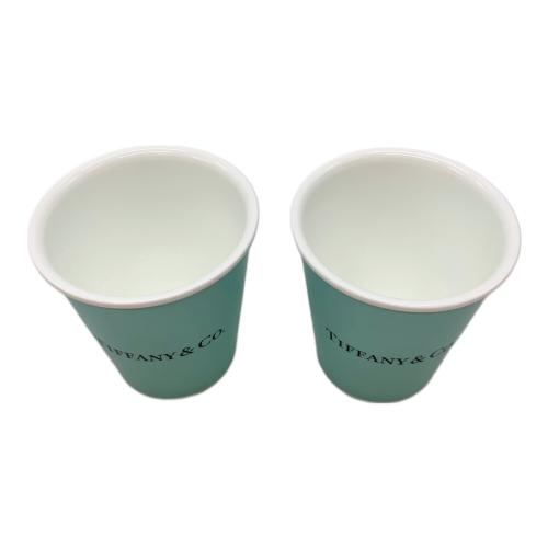 TIFFANY & Co. (ティファニー) コーヒーカップ ボーンチャイナ製 ペーパーカップ