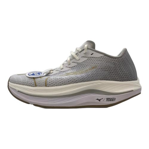 MIZUNO (ミズノ) ランニングシューズ J1GC243753 ウエーブリベリオンフラッシュ2 メンズ SIZE 27cm ホワイト