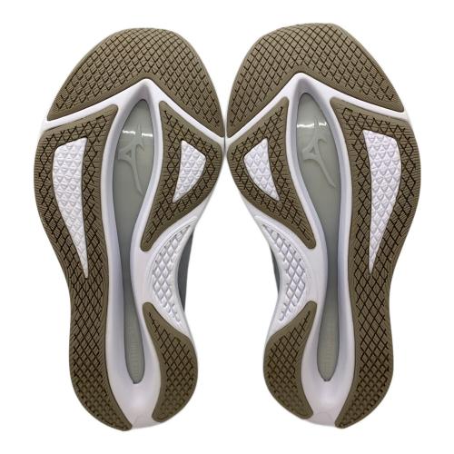 MIZUNO (ミズノ) ランニングシューズ J1GC243753 ウエーブリベリオンフラッシュ2 メンズ SIZE 27cm ホワイト