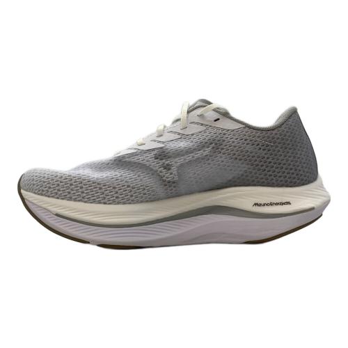 MIZUNO (ミズノ) ランニングシューズ J1GC243753 ウエーブリベリオンフラッシュ2 メンズ SIZE 27cm ホワイト