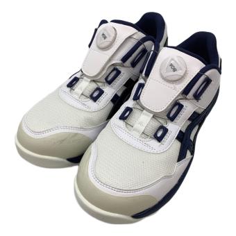 asics (アシックス) 安全靴 CP209 BOA メンズ SIZE 25.5cm ホワイト×ブルー