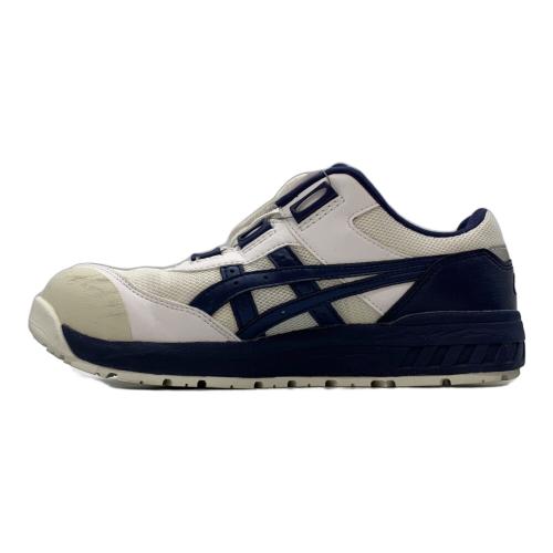 asics (アシックス) 安全靴 CP209 BOA メンズ SIZE 25.5cm ホワイト×ブルー