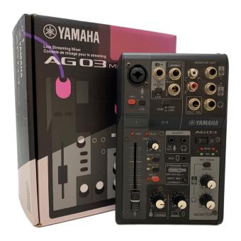 YAMAHA (ヤマハ) 3チャンネルライブストリーミングミキサー AG03MK2