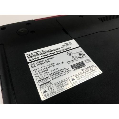 FUJITSU ノートパソコン FMVA42YR 15.6インチ Windows 10 Home Celeron Dual-Core 2016年春夏モデル