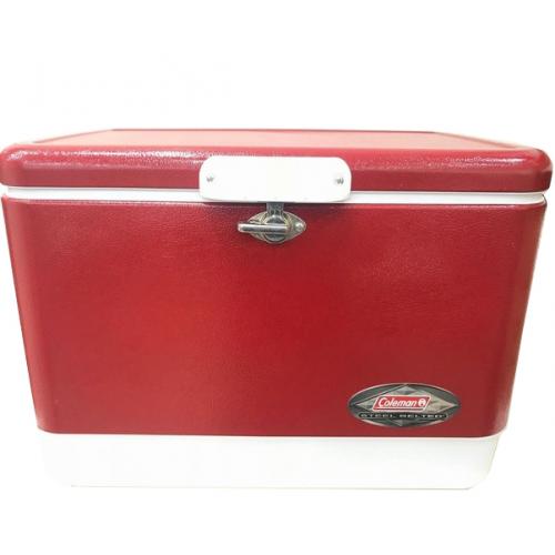 Coleman スチールベルトクーラー レッド×ホワイト 3000000112