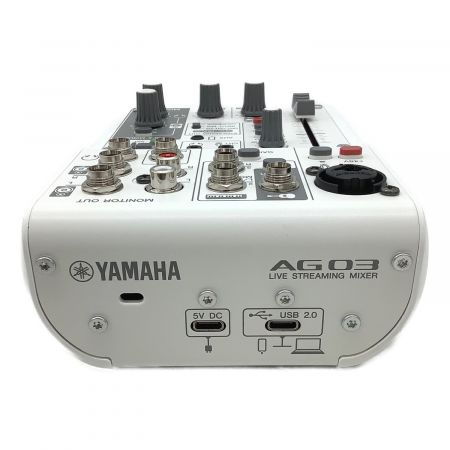 YAMAHA (ヤマハ) 3チャンネルライブストリーミングミキサー AG03MK2 動作確認済み