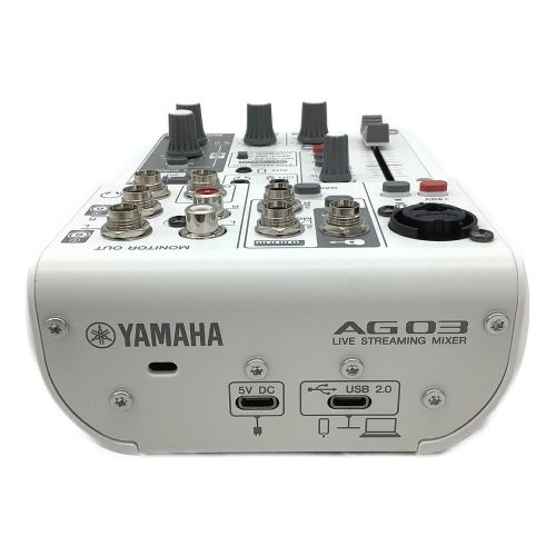 YAMAHA (ヤマハ) 3チャンネルライブストリーミングミキサー AG03MK2