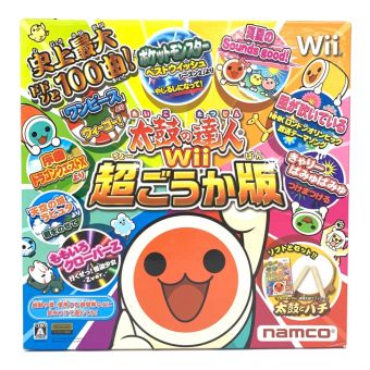 NAMCO (ナムコ) Wii用ソフト 太鼓の達人Wii 超ごうか版 コントローラー -