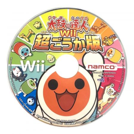 NAMCO (ナムコ) Wii用ソフト 太鼓の達人Wii 超ごうか版 コントローラー -