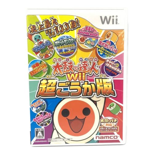 NAMCO (ナムコ) Wii用ソフト 太鼓の達人Wii 超ごうか版 コントローラー -