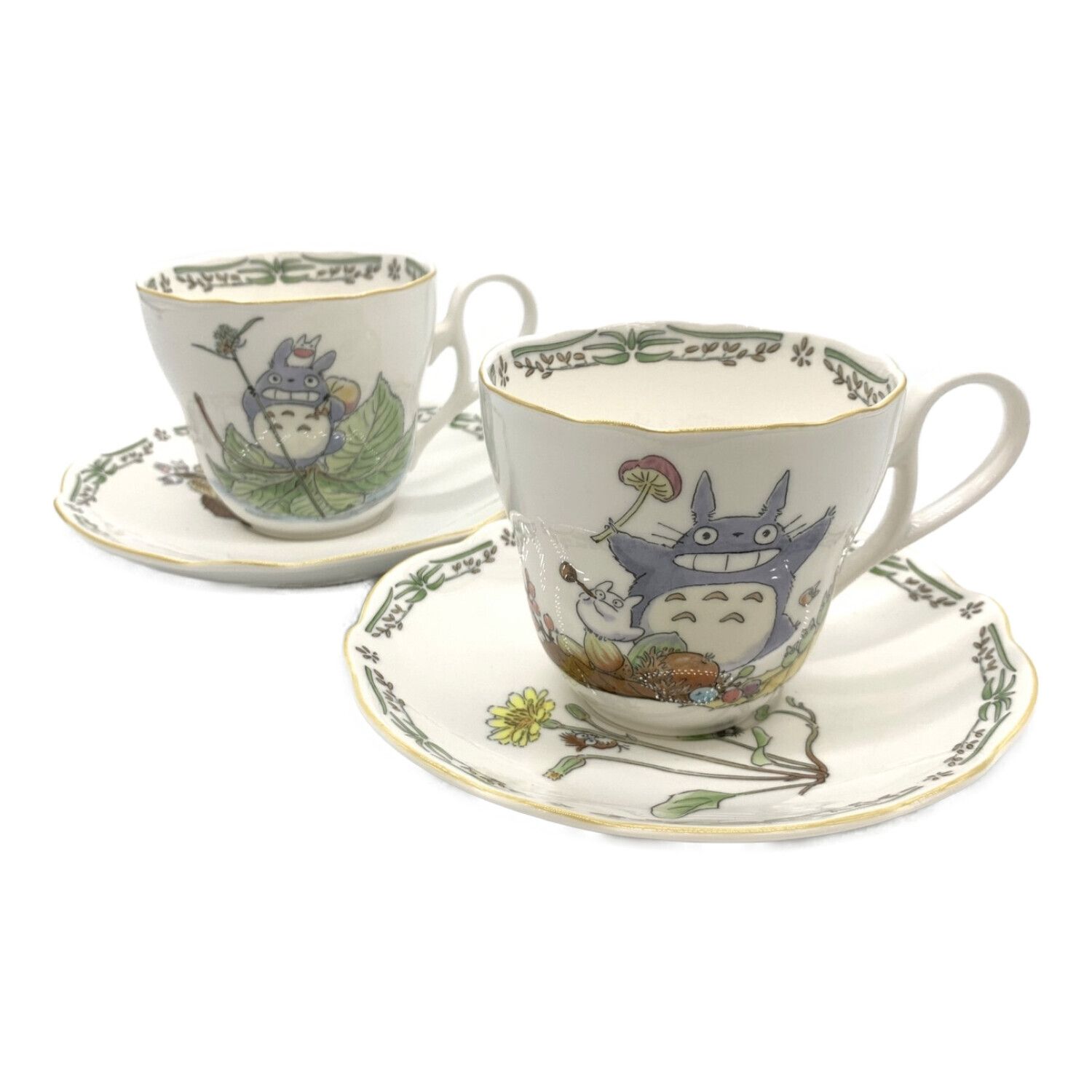 Noritake (ノリタケ) カップ&ソーサー となりのトトロ 2Pセット