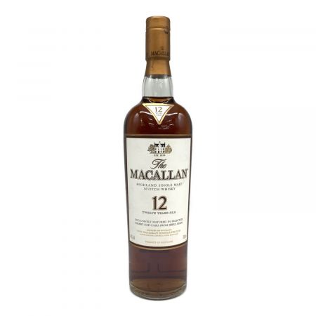 THE MACALLAN (ザ マッカラン) スコッチ 700ml 12年 未開封 スコットランド