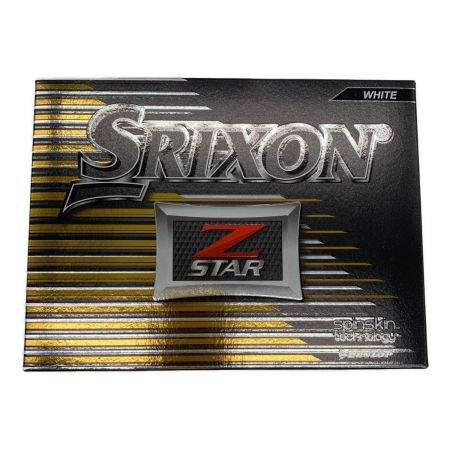 SRIXON(DUNLOP) (ダンロップ) ゴルフボール ホワイト 1ダース Z STAR