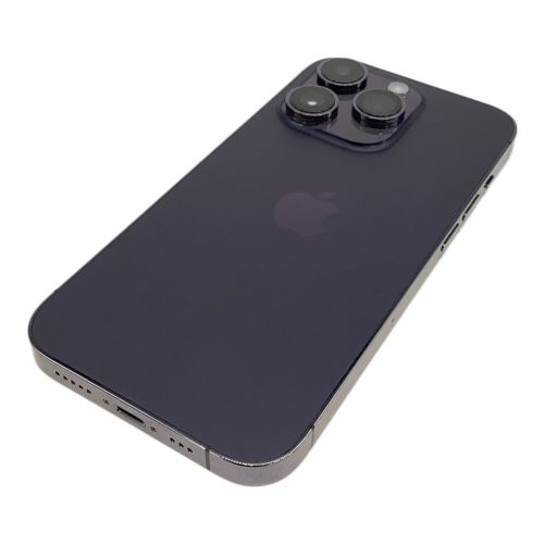 Apple iPhone14 Pro 画面キズ有 MQ1E3J/A サインアウト確認済 355833869840673 ○ SIM FREE 256GB バッテリー:Aランク(95%) 程度:Bランク iOS Blancco社データ消去済み