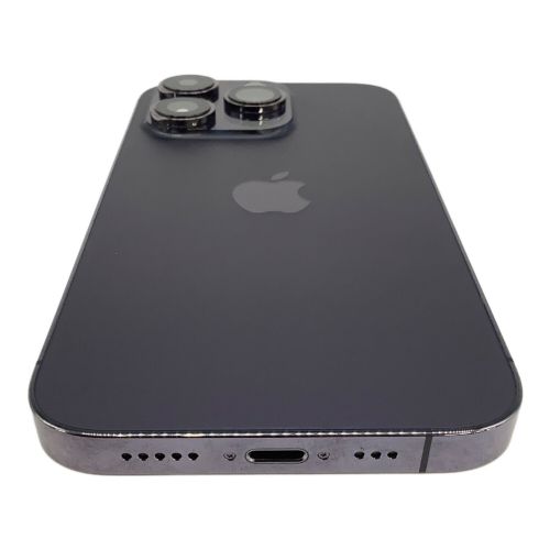 Apple iPhone14 Pro 画面キズ有 MQ1E3J/A サインアウト確認済 355833869840673 ○ SIM FREE 256GB バッテリー:Aランク(95%) 程度:Bランク iOS Blancco社データ消去済み