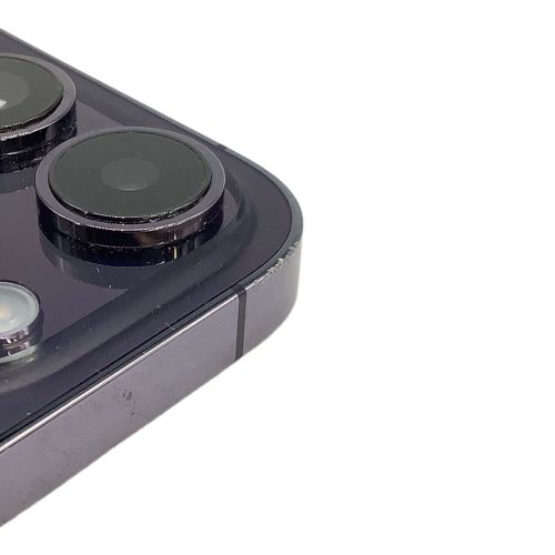 Apple iPhone14 Pro 画面キズ有 MQ1E3J/A サインアウト確認済 355833869840673 ○ SIM FREE 256GB バッテリー:Aランク(95%) 程度:Bランク iOS Blancco社データ消去済み