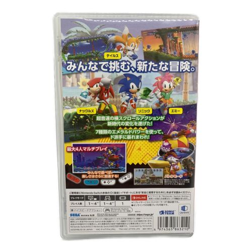 Nintendo Switch用ソフト SONIC SUPERSTARS CERO A (全年齢対象)