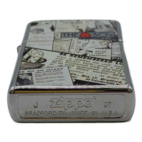 ZIPPO THE 30's OLD広告デザイン USA製