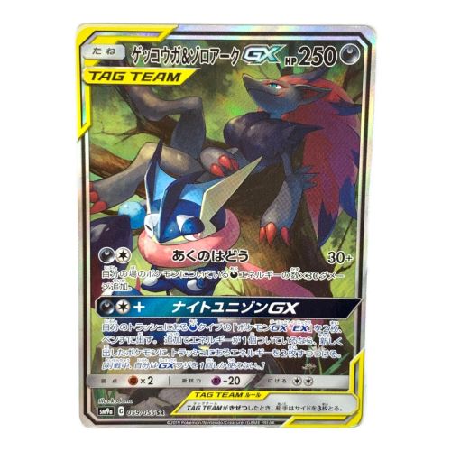 ゲッコウガ＆ゾロアークGX 059/055 SR ［SM9a］ナイトユニゾン