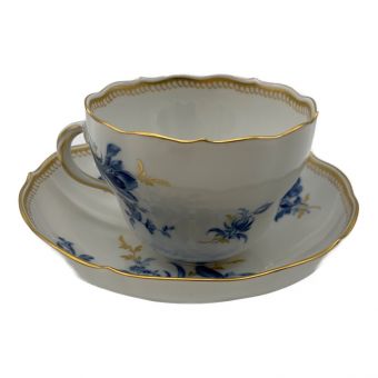 Meissen (マイセン) カップ&ソーサー 金彩 ブルーフラワー 単品