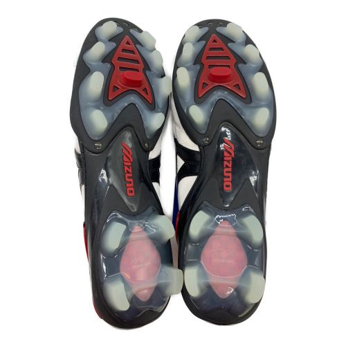 MIZUNO (ミズノ) サッカースパイク メンズ SIZE 28cm レッド×ブラック×ホワイト MORELIA WAVE 12KP-90109