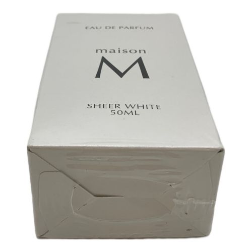 maisonM 香水 シアーホワイト 50ml