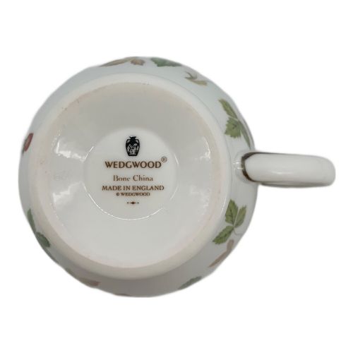 Wedgwood (ウェッジウッド) カップ&ソーサー 黒壺/旧刻印 ワイルドストロベリー 2Pセット