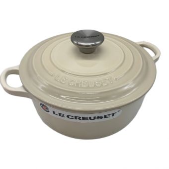 LE CREUSET (ルクルーゼ) ココット・ロンド ホワイト 20cm