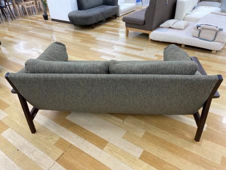 karimoku (カリモク) 2人掛けソファー ブラウン×グリーン CHITANO