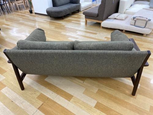 karimoku (カリモク) 2人掛けソファー ブラウン×グリーン CHITANO