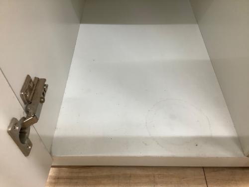 レンジボード ホワイト 3枚扉