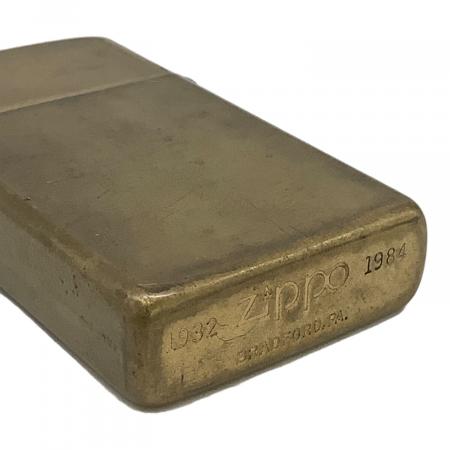 ZIPPO (ジッポ) ZIPPO 1984年 32SOLID BRASS キズ・ヨゴレ有