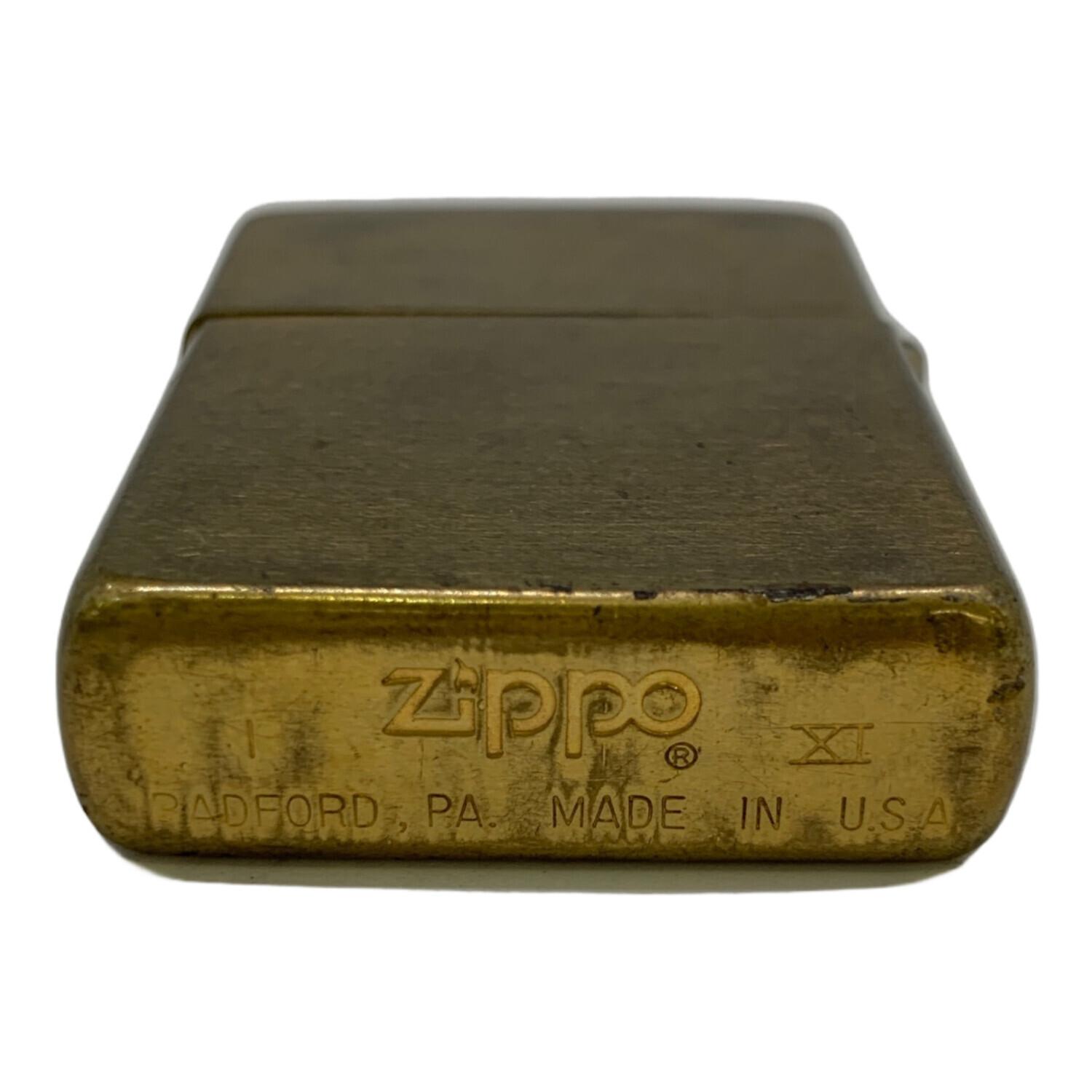 66138【 K ZIPPO XI 】1995年 ジッポー ビンテージ 立体プレート