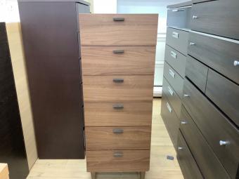 6段チェスト ブラウン×ブラック