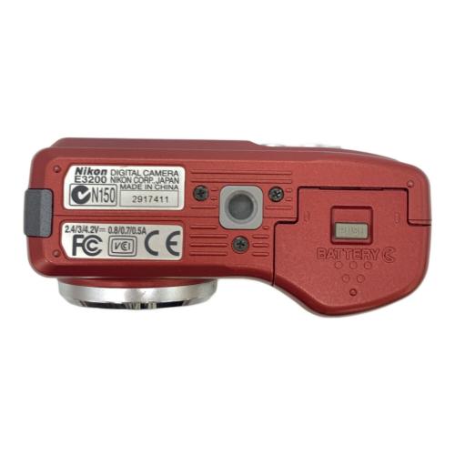 Nikon (ニコン) デジタルカメラ※液晶ヨゴレ有 E3200 320万画素 1/2.7型CCD 乾電池 SDカード対応 1.5コマ/秒 2917411