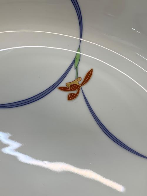 香蘭社 (コウランシャ) 深皿 オーキッドレース