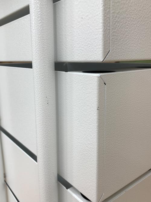 DOTTUS (ドッタス) ファイルラック ホワイト シール剥がれ有 6段